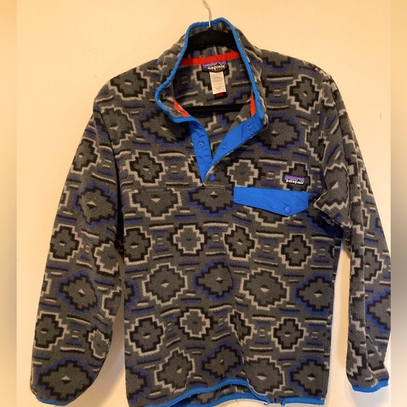 Patagonia Synchilla Snap T Fleece Pullover (Men's X-Small) Green - Picture 1 of 8